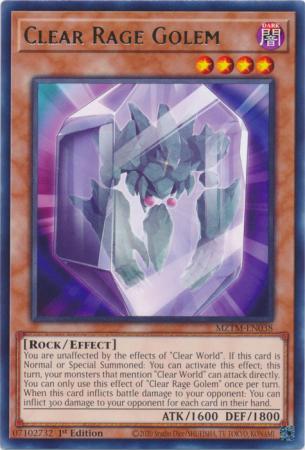 MZTM-EN038 - Clear Rage Golem
