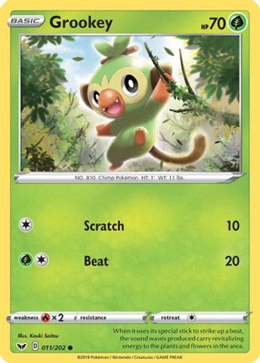 Sword &amp; Shield - 011/202 - Grookey