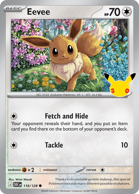 30C - 116/128 - Eevee - Cosmos Holo
