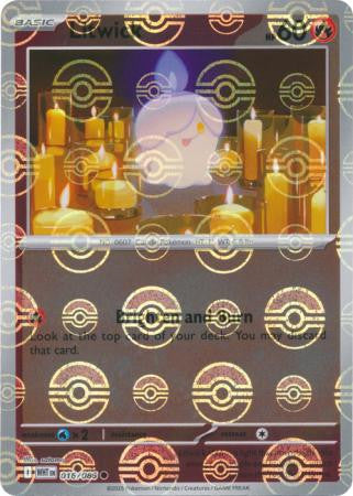 White Flare - 016/086 - Litwick - Poké Ball Reverse Holo