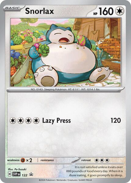 Black Star Promos - SVP122 - Snorlax - Holo