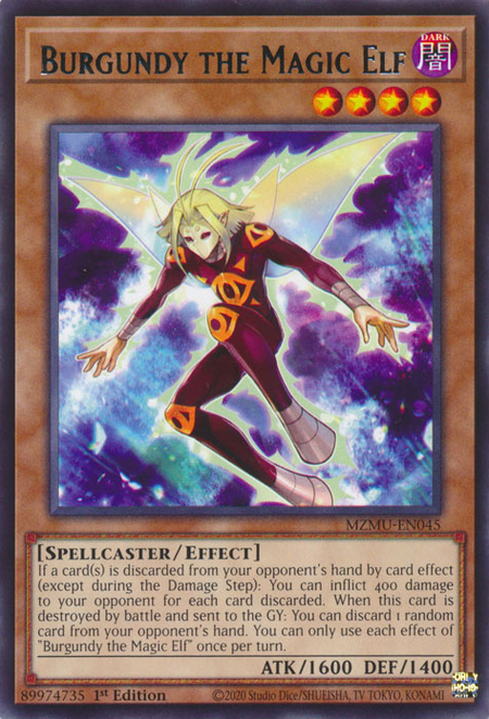 MZMU-EN045 - Burgundy the Magic Elf