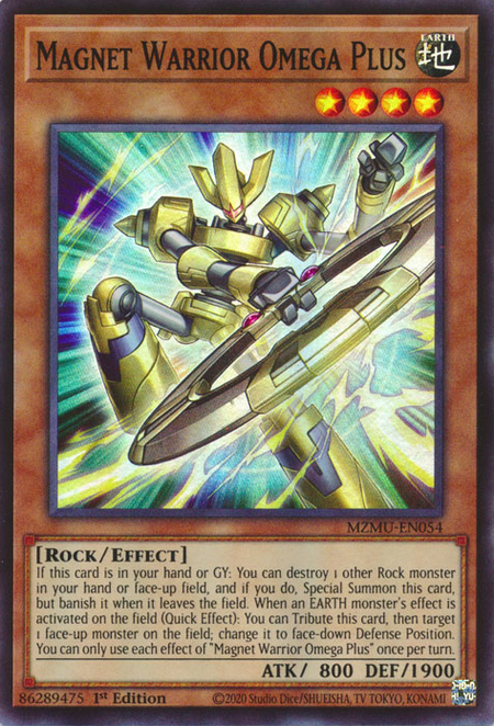 MZMU-EN054 - Magnet Warrior Omega Plus