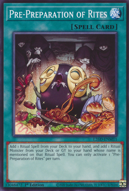 L26D-ENM11 - Pre-Preparation of Rites