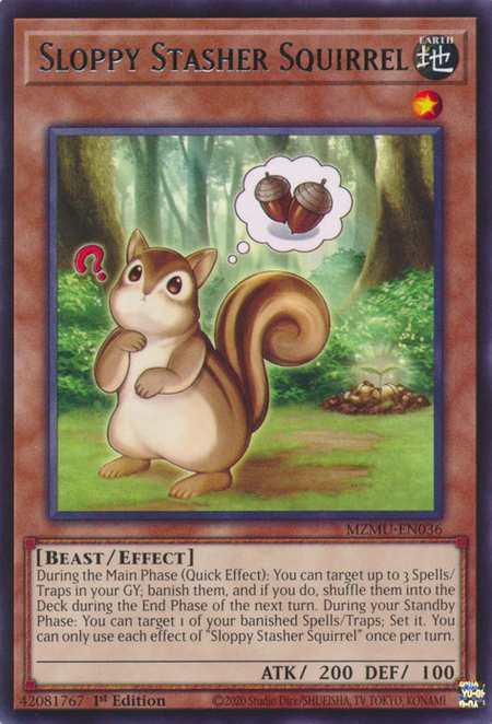MZMU-EN036 - Sloppy Stasher Squirrel