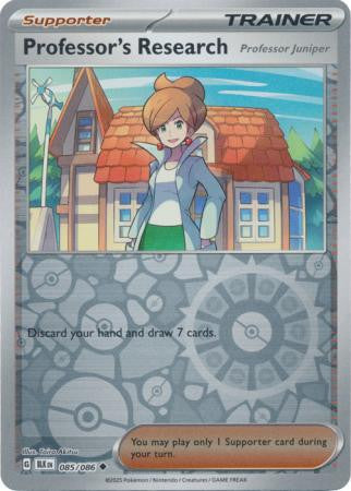 Black Bolt - 085/086 - Professor’s Research (Professor Juniper) - Reverse Holo