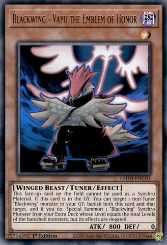 L5DD-ENC03 - Blackwing - Vayu the Emblem of Honor