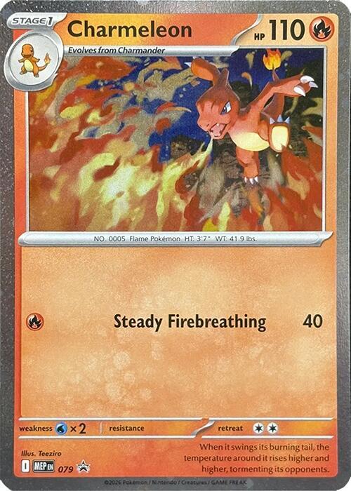 Black Star Promos - MEP079 - Charmeleon - Holo