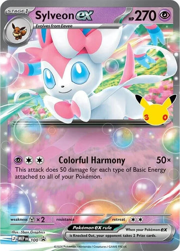 MEP100 - Sylveon ex - Oversized Card