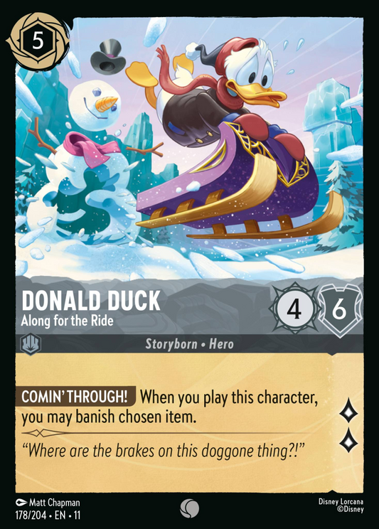 Winterspell - 178/204 - Donald Duck - Along for the Ride