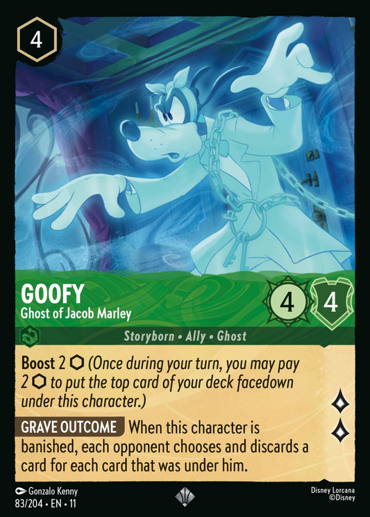 Winterspell - 083/204 - Goofy - Ghost of Jacob Marley