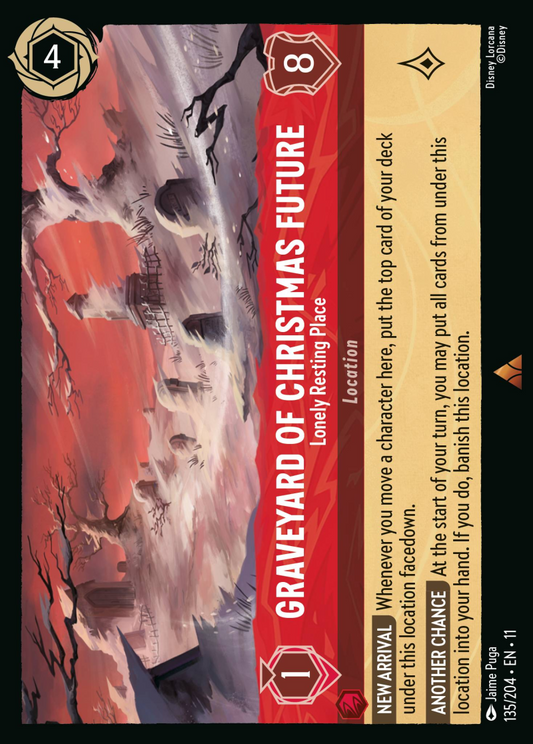 Winterspell - 135/204 - Graveyard of Christmas Future - Lonely Resting Place