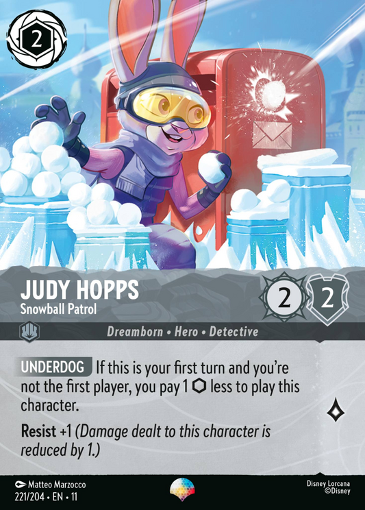 Winterspell - 221/204 - Judy Hopps - Snowball Patrol