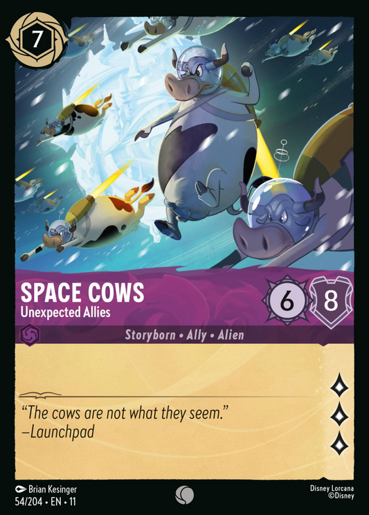 Winterspell - 054/204 - Space Cows - Unexpected Allies