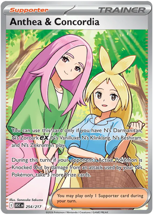 Ascended Heroes - 254/217 - Anthea & Concordia