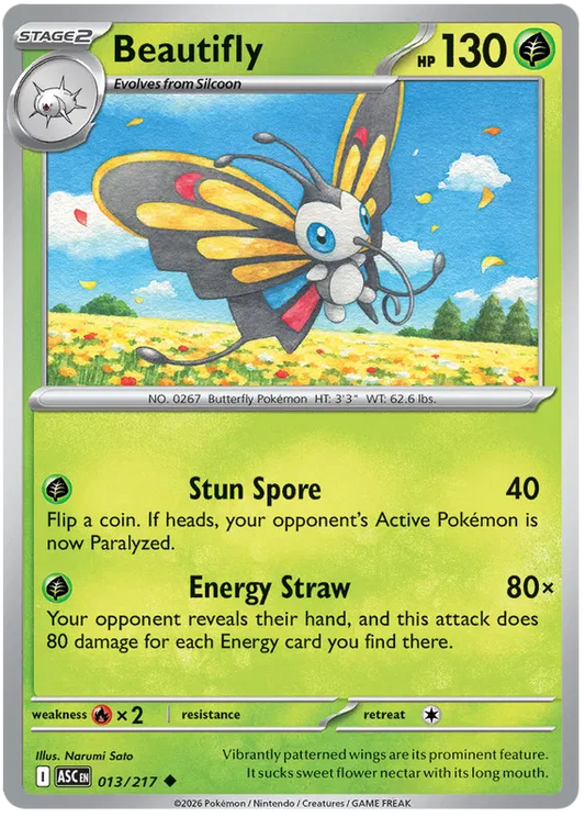 Ascended Heroes - 013/217 - Beautifly