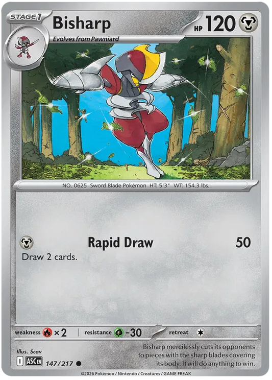 Ascended Heroes - 147/217 - Bisharp