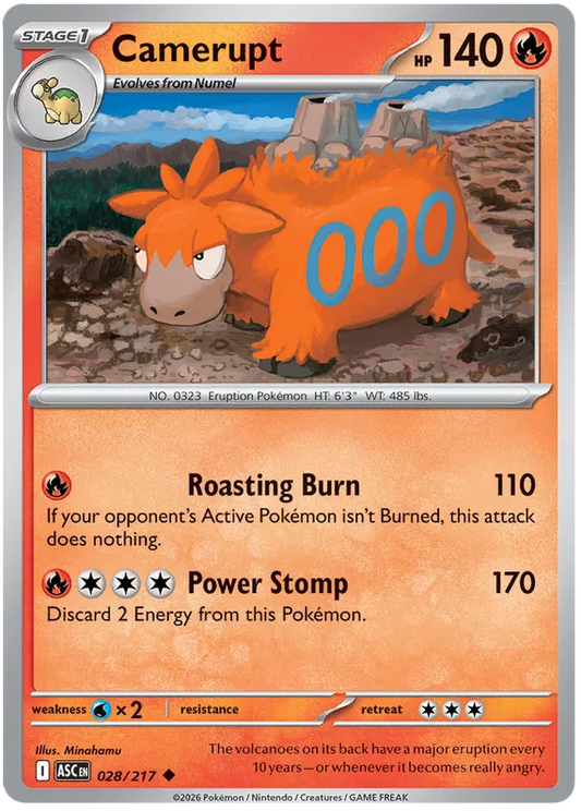 Ascended Heroes - 028/217 - Camerupt