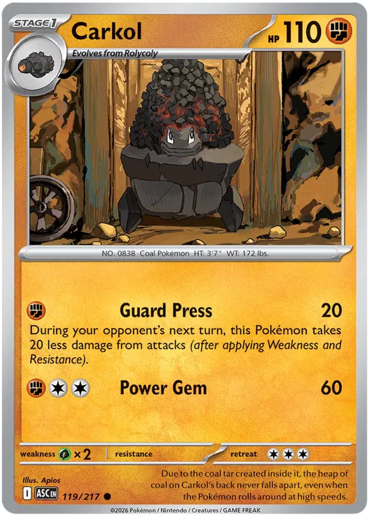 Ascended Heroes - 119/217 - Carkol