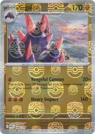 White Flare - 048/086 - Gigalith - Master Ball Reverse Holo