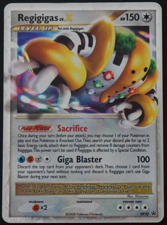 Black Star Promos - DP30 - Regigigas lv.X (Good)
