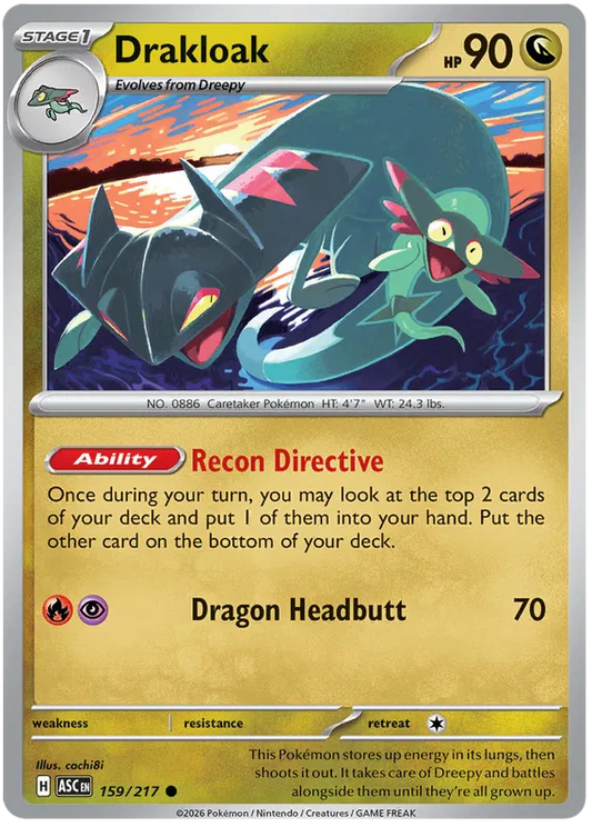 Ascended Heroes - 159/217 - Drakloak