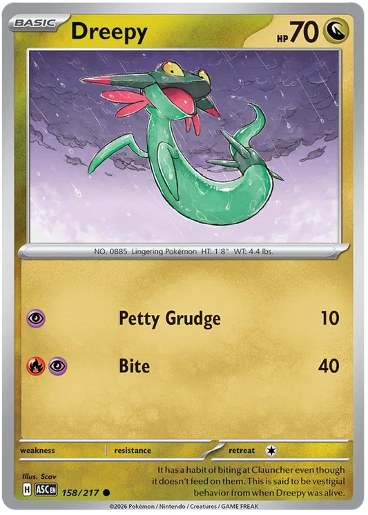 Ascended Heroes - 158/217 - Dreepy