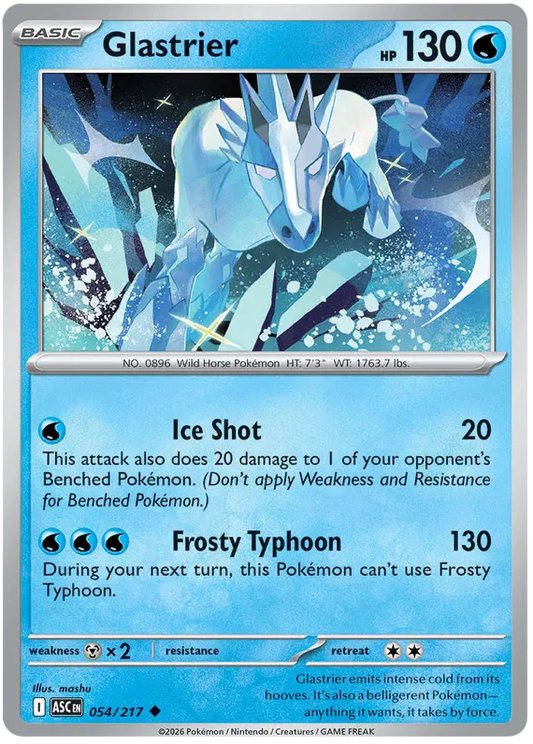 Ascended Heroes - 054/217 - Glastrier