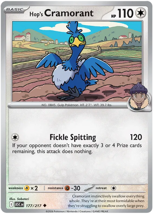 Ascended Heroes - 177/217 - Hop's Cramorant