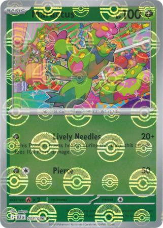 Black Bolt - 008/086 - Maractus - Poké Ball Reverse Holo