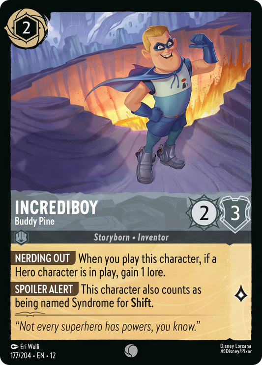 Wilds Unknown - 177/204 - Incrediboy - Buddy Pine