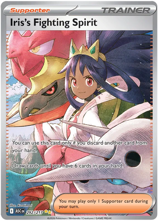 Ascended Heroes - 292/217 - Iris's Fighting Spirit