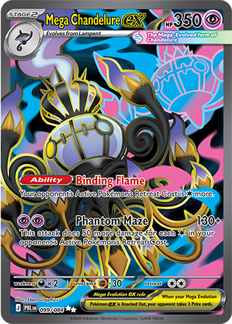 Pitch Black - 099/084 - Mega Chandelure ex