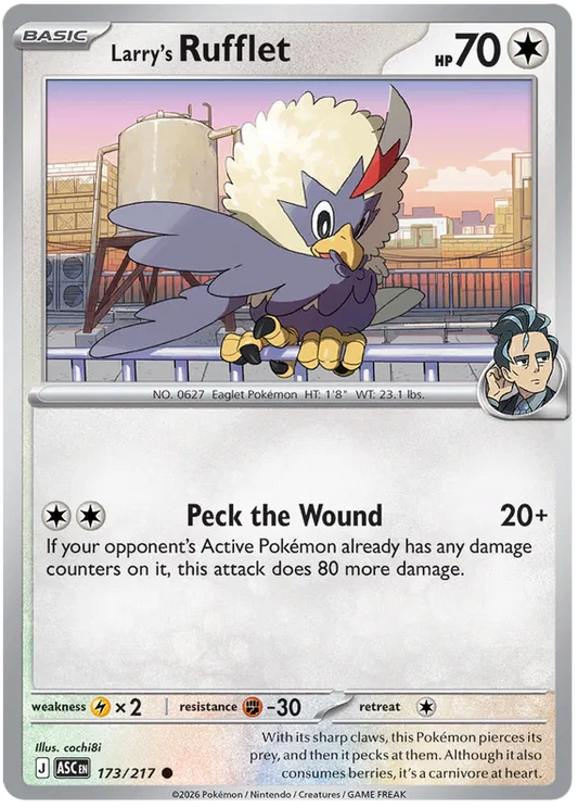 Ascended Heroes - 173/217 - Larry's Rufflet