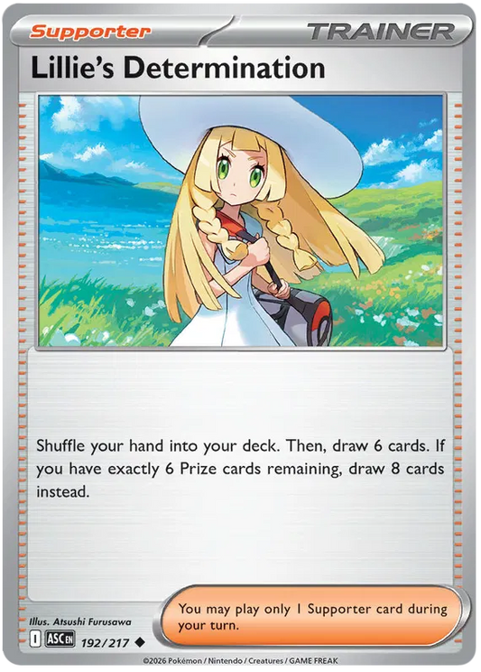 Ascended Heroes - 192/217 - Lillie's Determination