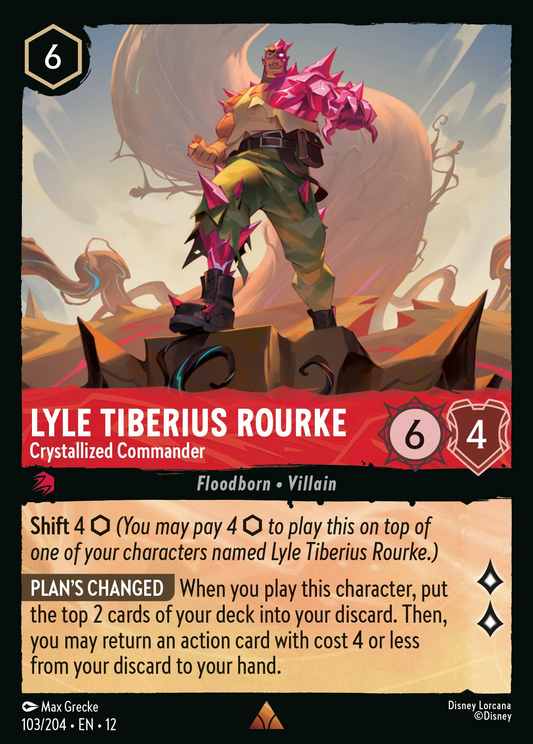 Wilds Unknown - 103/204 - Lyle Tiberius Rourke - Crystallized Commander