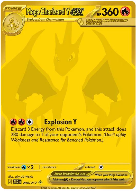 Ascended Heroes - 294/217 - Mega Charizard Y ex