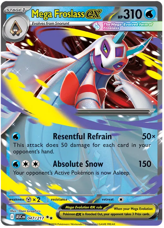 Ascended Heroes - 047/217 - Mega Froslass ex