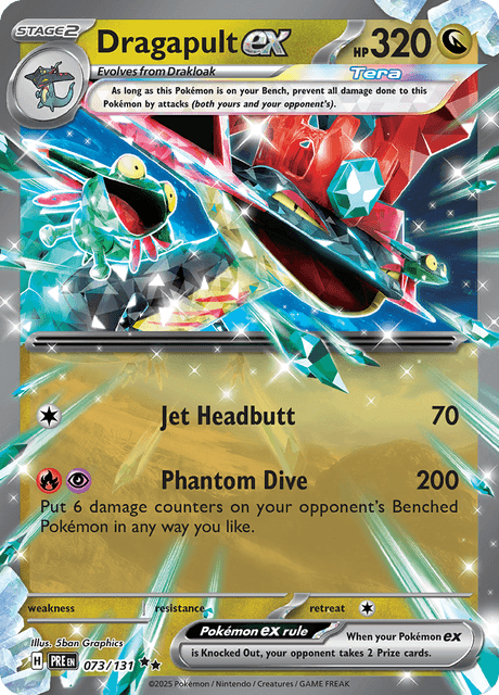 PRE073 - Dragapult ex - Oversized Card