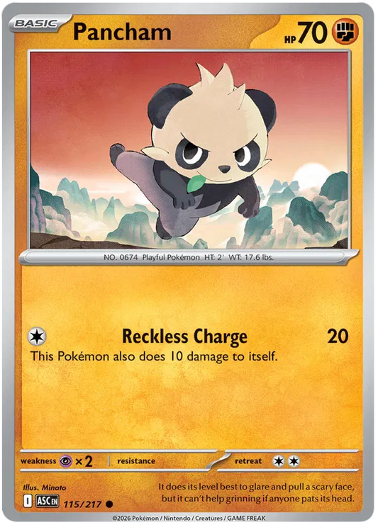 Ascended Heroes - 115/217 - Pancham