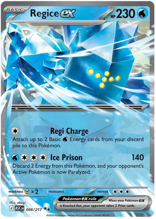 Ascended Heroes - 048/217 - Regice ex