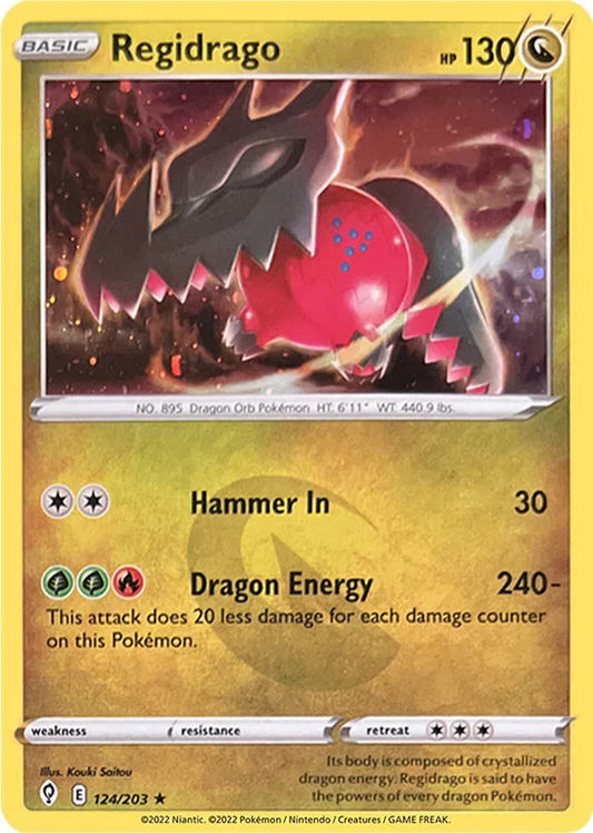 EVS - 124/203 - Regidrago - Cosmos Holo