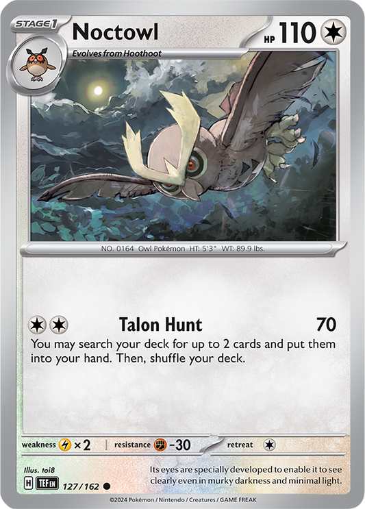 Temporal Forces - 127/162 - Noctowl