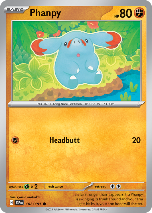 Surging Sparks - 102/191 - Phanpy