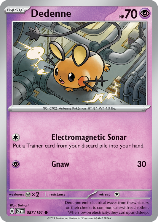 Surging Sparks - 087/191 - Dedenne