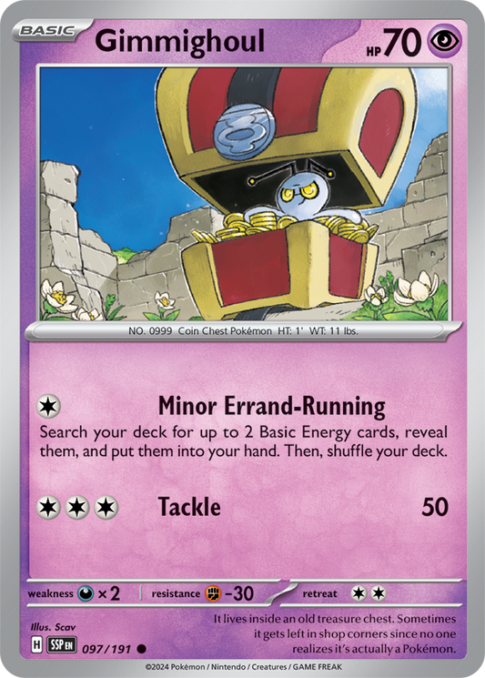 Surging Sparks - 097/191 - Gimmighoul