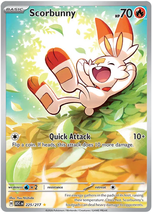 Ascended Heroes - 225/217 - Scorbunny