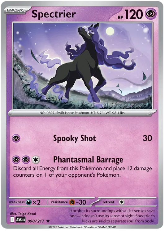 Ascended Heroes - 098/217 - Spectrier - Holo