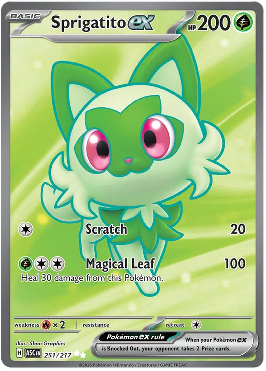 Ascended Heroes - 251/217 - Sprigatito ex