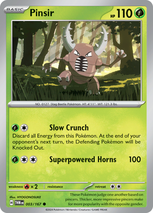 Twilight Masquerade - 003/167 - Pinsir